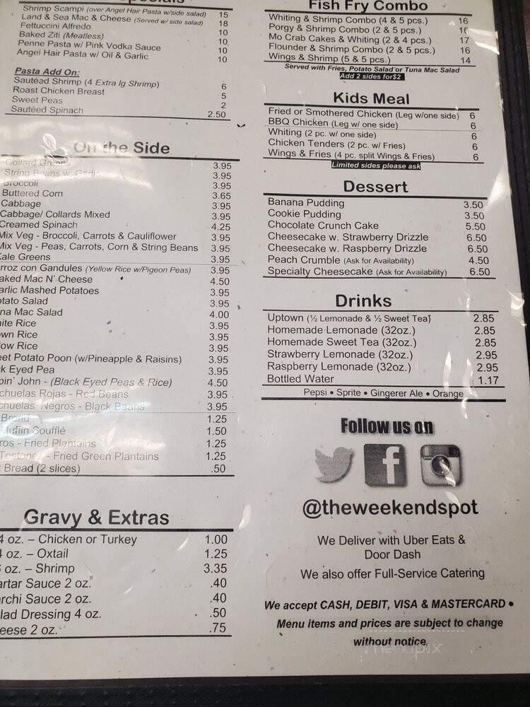 The Weekend Spot Restaurant - Newark, NJ