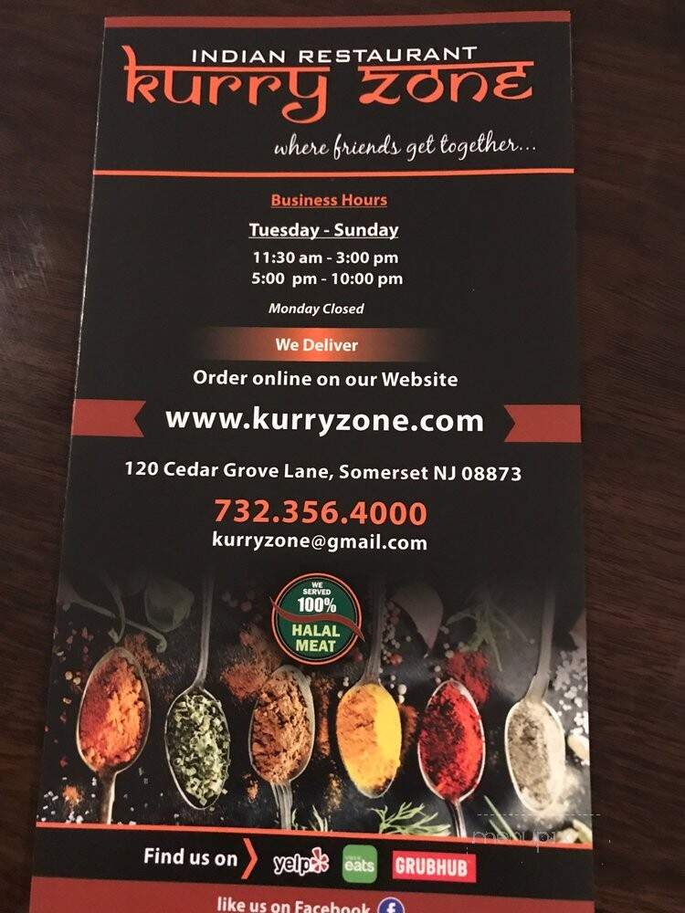 Kurry Zone - Somerset, NJ