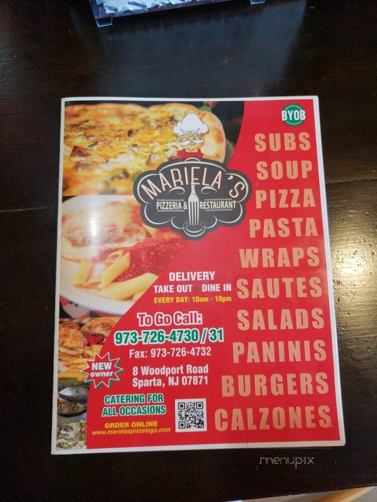 Mariela's Pizzeria & Restaurant - Sparta, NJ