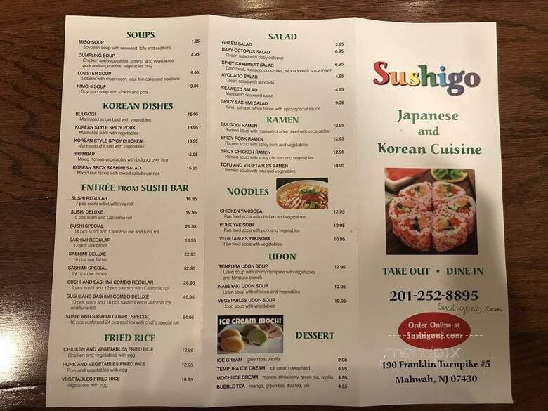 Sushigo - Mahwah, NJ