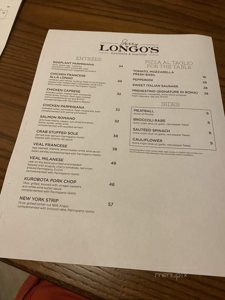 Jerry Longo's Meatballs & Martinis - Atlantic City, NJ