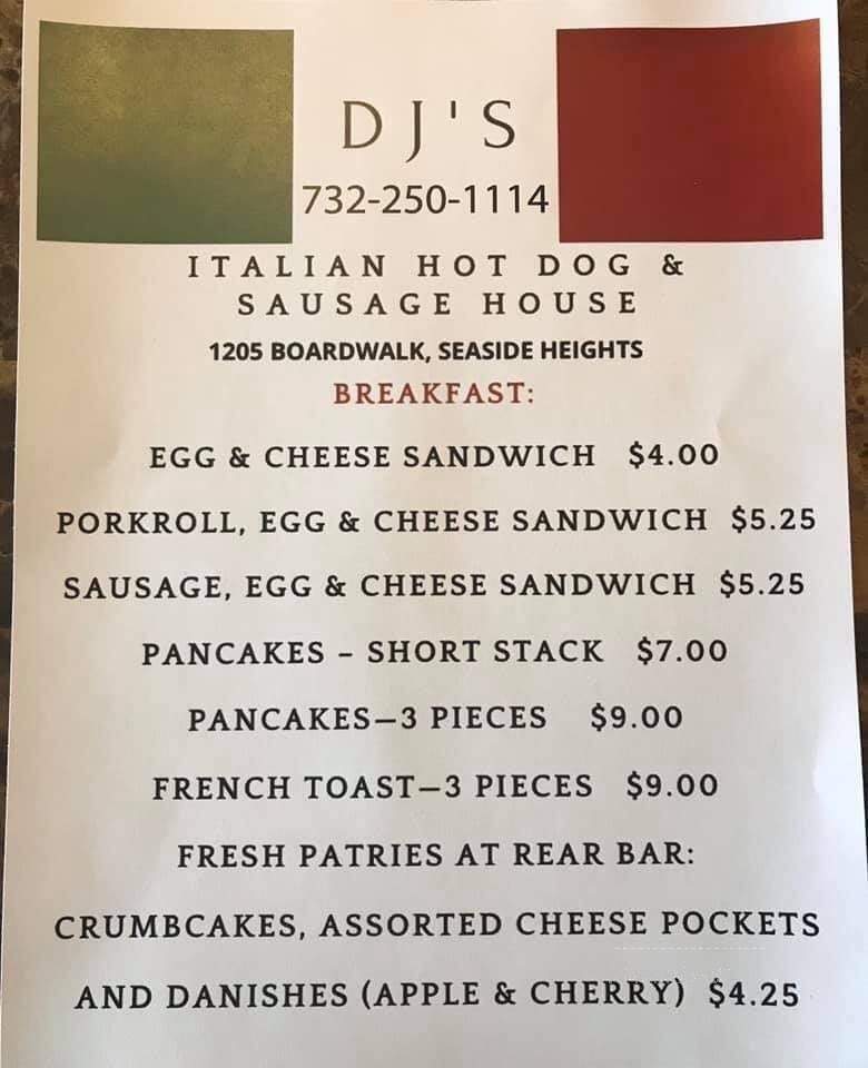 DJ's Italian Hot Dog and Sausage House - Seaside Heights, NJ