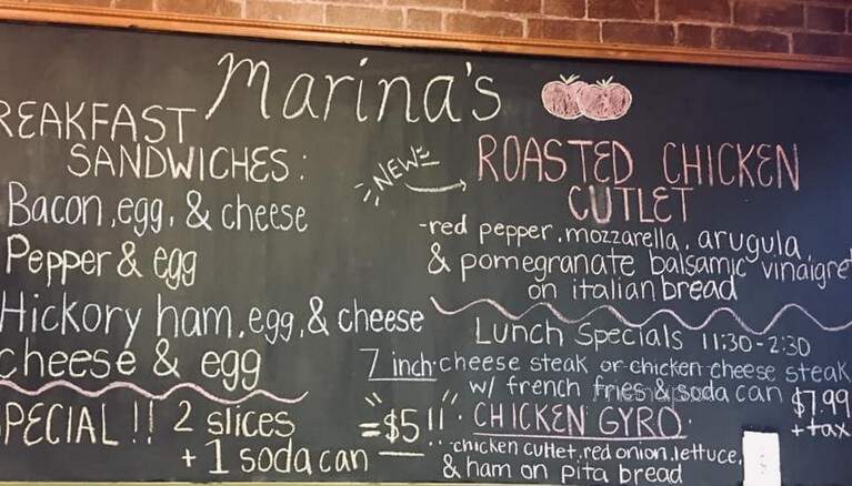 Marina's Pizzeria - Woodbury, NJ