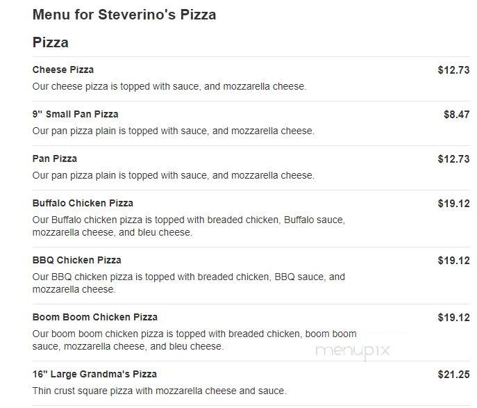 Steverino's Pizzeria - Toms River, NJ