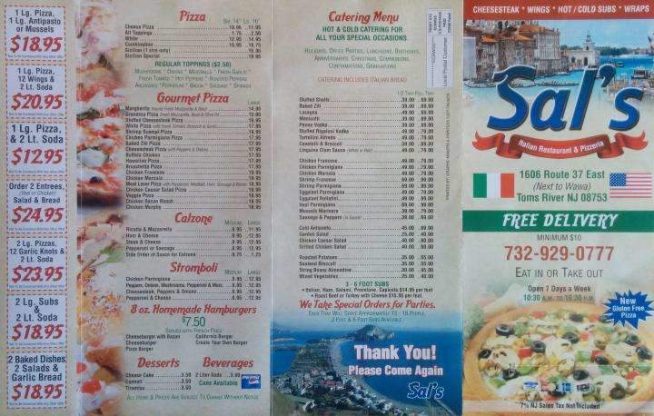 Sal's Italian Restaurant & Pizzeria - Toms River, NJ