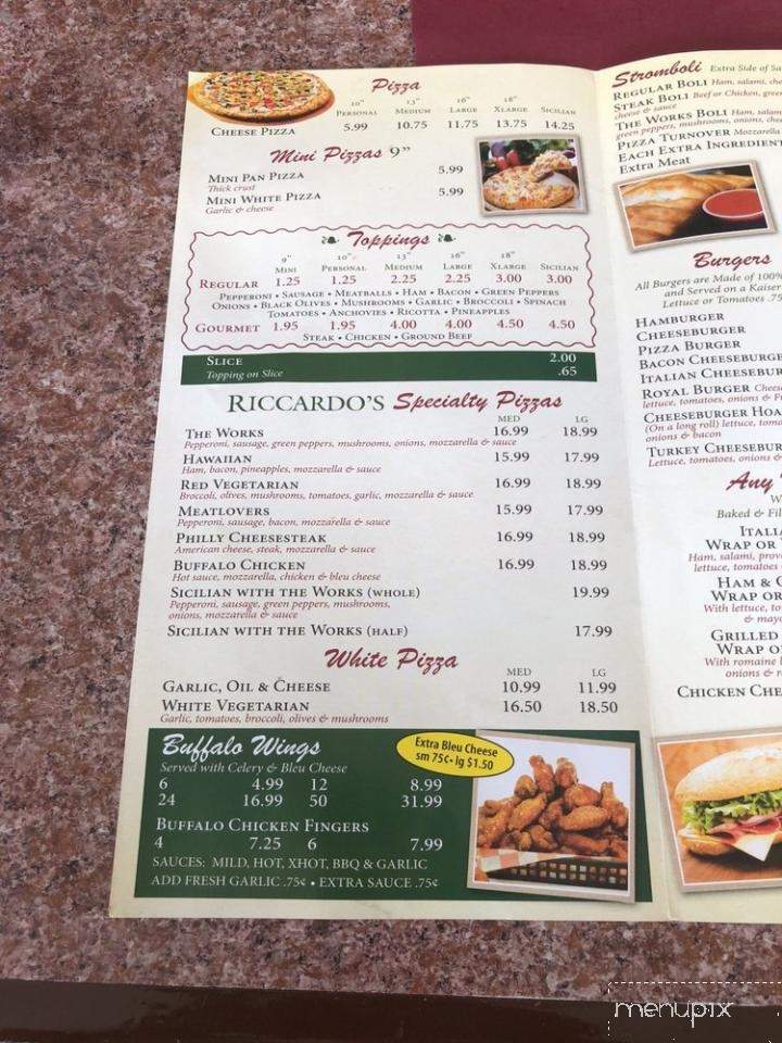 Riccardo's Pizza & Restaurant - Willingboro, NJ