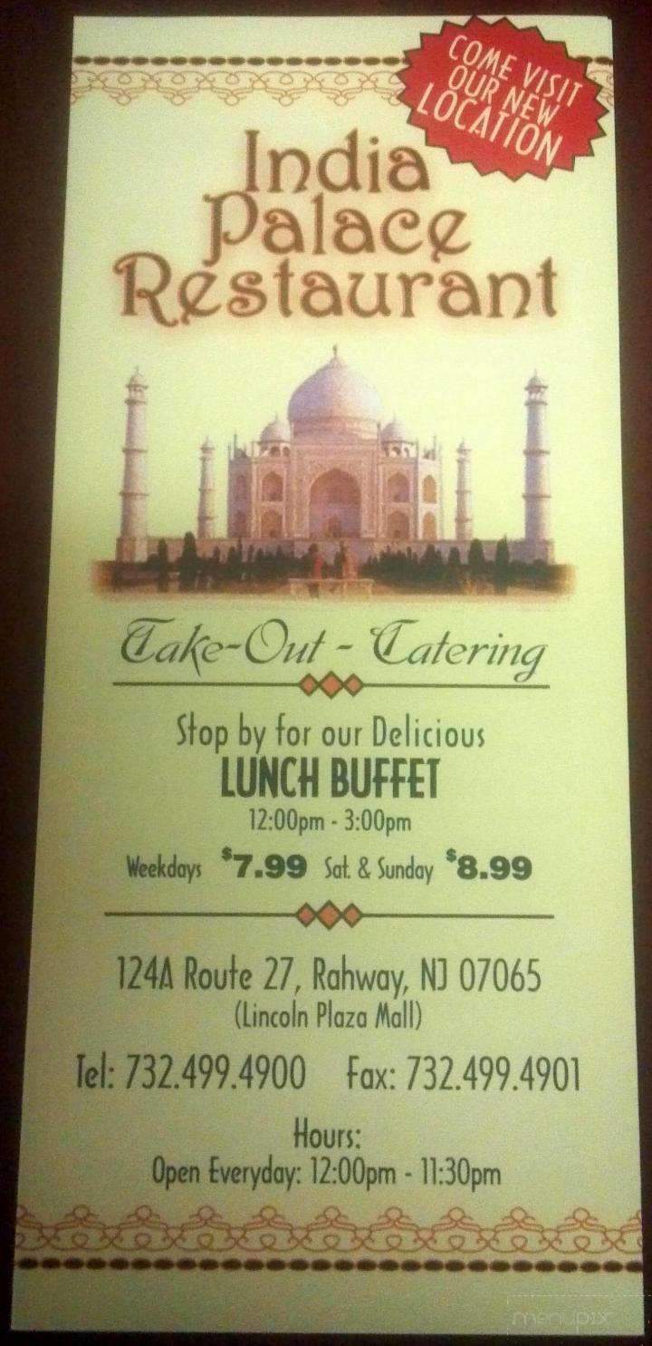 India Palace - Rahway, NJ