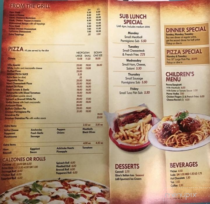 Villa Pizza & Restaurant - Holmdel, NJ