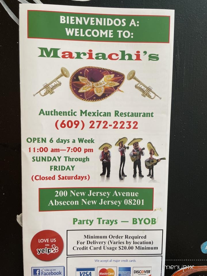 Mariachi's Mexican Restaurant - Absecon, NJ