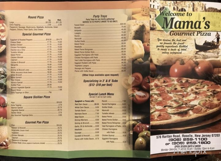 Mama's Gourmet Pizza - Roselle, NJ