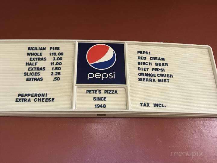 Pete's Pizza - Columbus, NJ