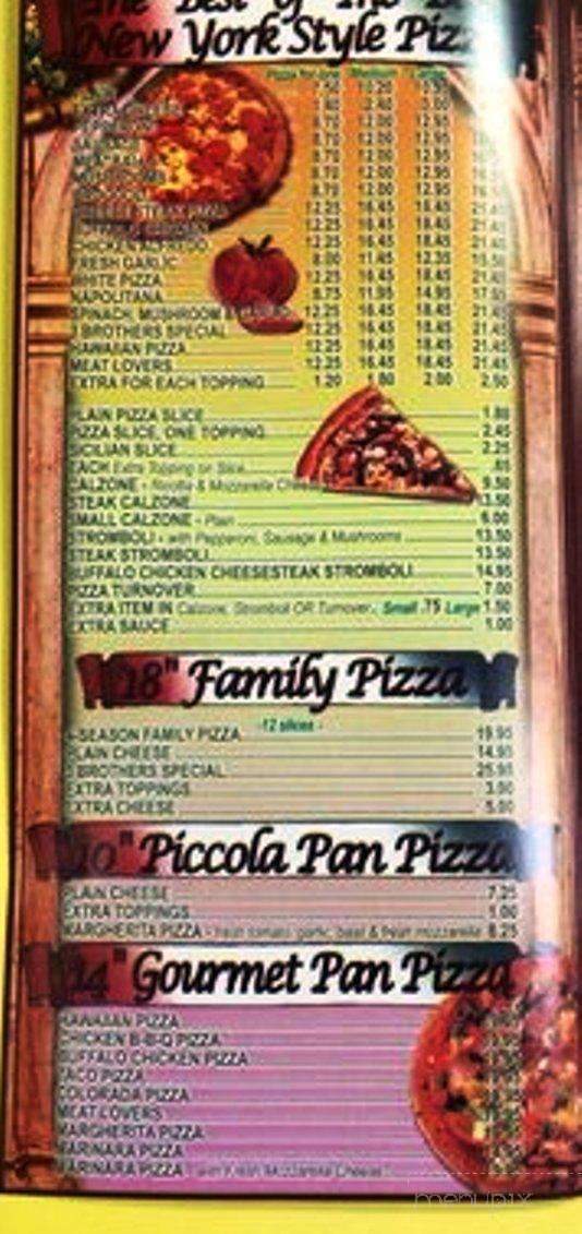 3 Brothers Pizza Restaurant - Cookstown, NJ