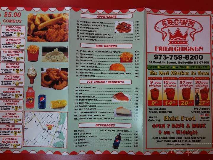 Crown Fried Chicken - Belleville, NJ