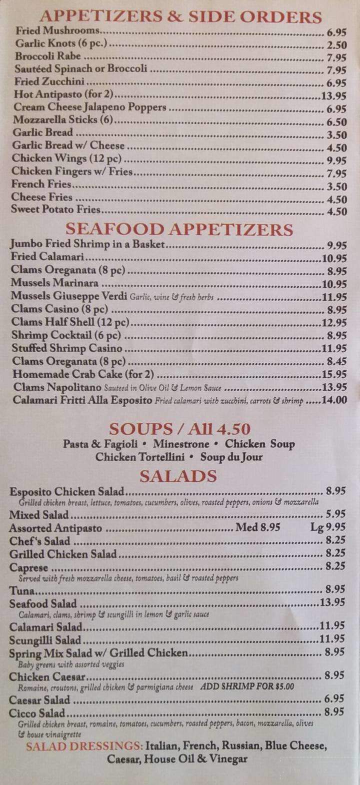 Esposito's Pizzeria - Toms River, NJ