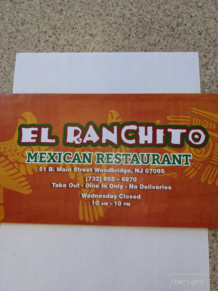 El Ranchito Mexican Restaurant - Woodbridge Township, NJ