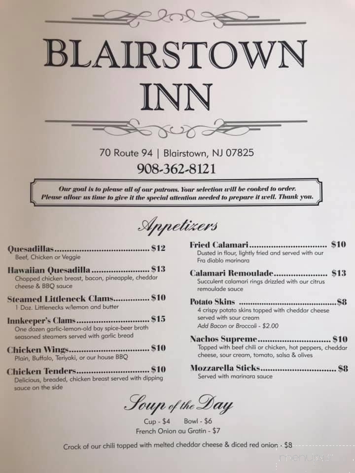 Blairstown Inn Inc - Blairstown, NJ