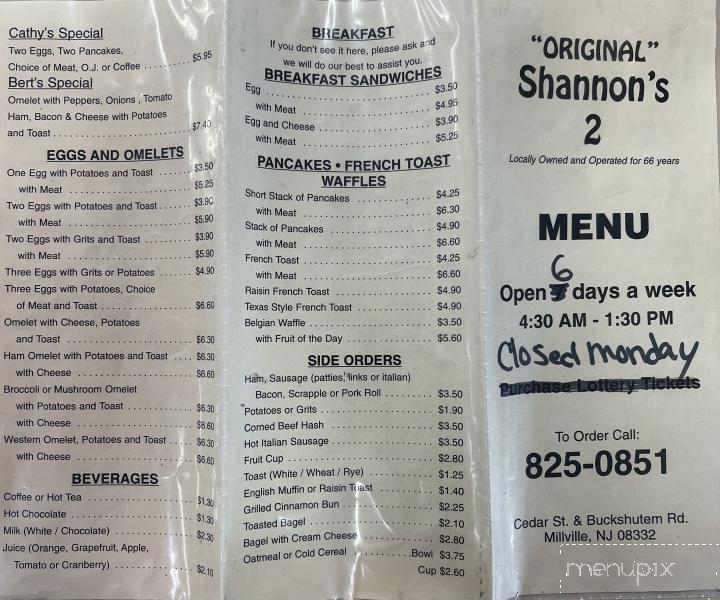 Shannon's Sub Shop II - Millville, NJ