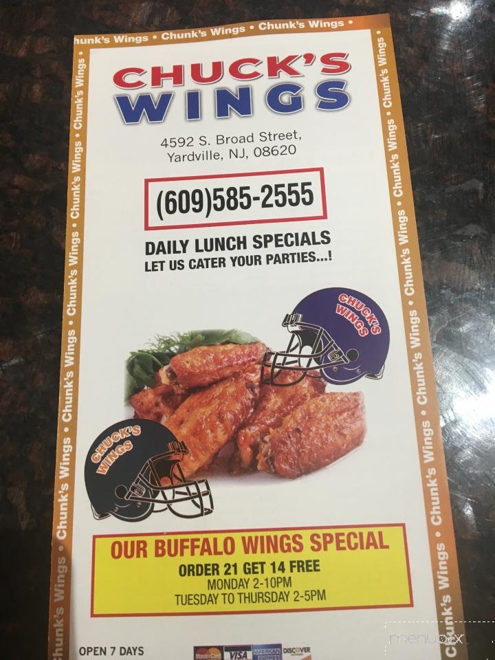 Chuck's Wings - Hamilton Township, NJ