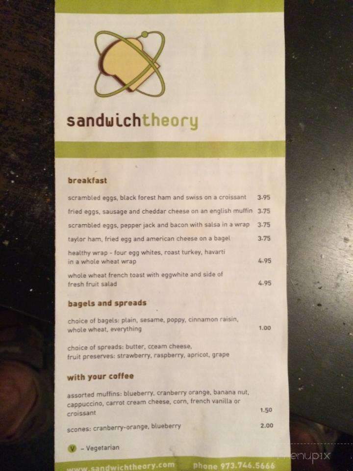 Sandwich Theory - Montclair, NJ