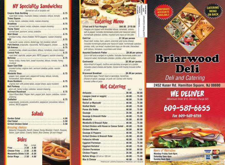 New Briarwood Deli - Trenton, NJ