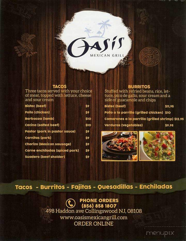 Oasis Mexican Grill - Collingswood, NJ