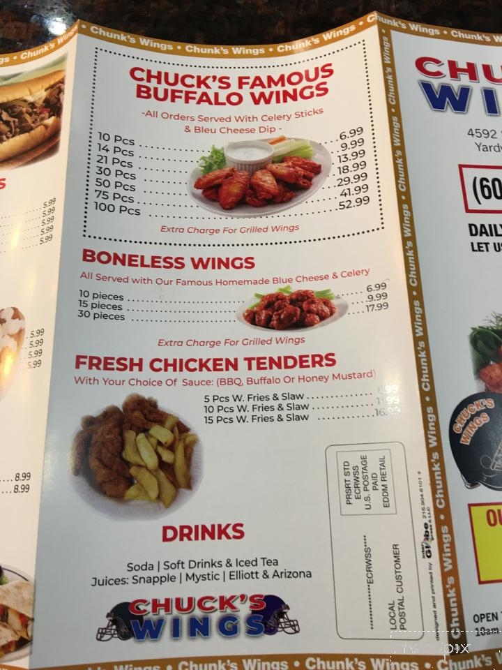 Chuck's Wings - Hamilton Township, NJ