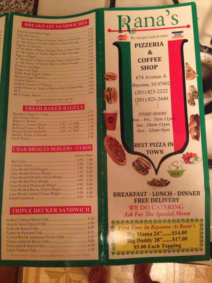 Ranas Pizzaria - Bayonne, NJ